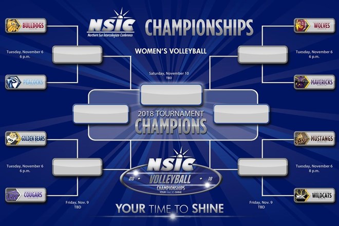2018 NSIC Volleyball Bracket